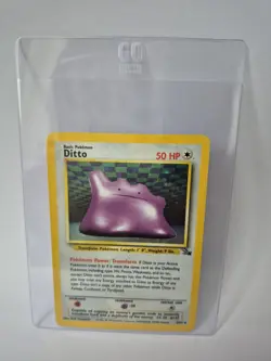 Pokemon TCG Ditto Holo Rare Card 3/62 Fossil LP - Image 1