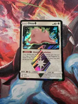 Ditto 154/214 Holo Rare Prism Star Lost Thunder Pokemon TCG LP - Image 1