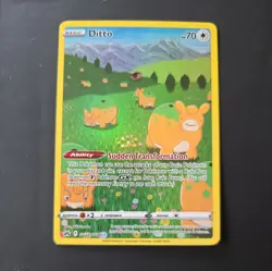 Pokemon TCG Ditto Crown Zenith-Galarian Gallery GG22/GG70 Holo Ultra Rare - Image 1