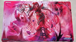 WVICM Black Rose and Thorn Witch Playmat TCG CCG Mouse Pad Trading Card Game Mat - Image 1