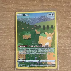 Pokemon TCG Ditto Crown Zenith-Galarian Gallery Gg22/Gg70 Holo Ultra Rare - Image 1