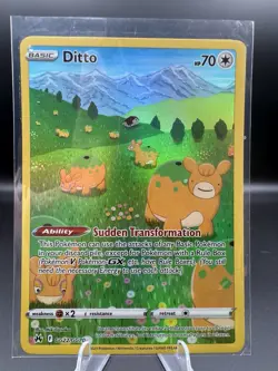Pokemon TCG Ditto Crown Zenith-Galarian Gallery Gg22/Gg70 Holo Ultra Rare - Image 1