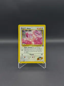 Near Mint Pokemon TCG Koga’s Ditto 10/132 Gym Challenge Holo Rare Card 1999 - Image 1