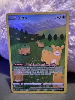Pokemon TCG Ditto Crown Zenith-Galarian Gallery GG22/GG70 Holo Ultra Rare - Image 1