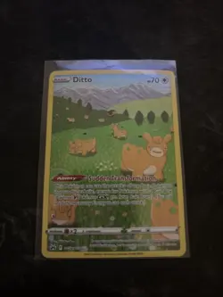 Pokemon TCG Ditto Crown Zenith Galarian Gallery Holo Ultra Rare Card GG22/GG70 - Image 1