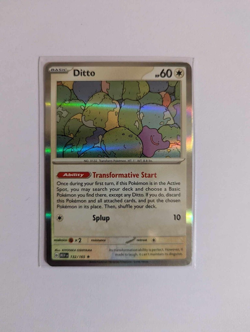 Pokemon TCG Ditto Scarlet & Violet-151 132/165 Holo Holo Rare - Image 1