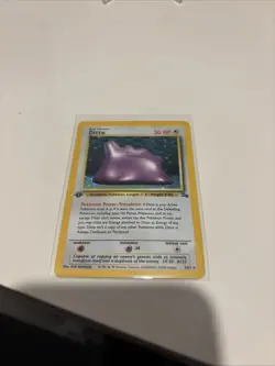 DITTO 3/62 1999 1ST EDITION FOSSIL POKEMON CARD HOLO ENGLISH - Image 3