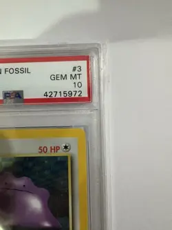 1999 Pokemon Fossil 1st Edition - Ditto 3/62 Holo Gem Mint PSA 10 - Image 5