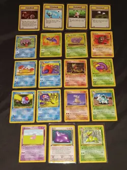 19 Total- Pokemon 1st Edition Fossil/Jungle Ditto/Victreebel Non Holo All Mint - Image 1