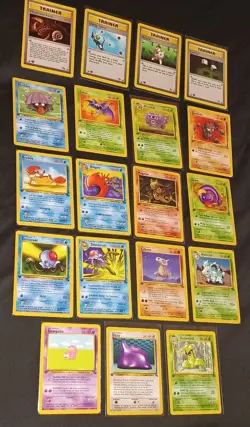 19 Total- Pokemon 1st Edition Fossil/Jungle Ditto/Victreebel Non Holo All Mint - Image 5