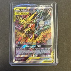Sealed Pokemon TCG Moltres Zapdos Articuno GX SM210 Stained Glass Promos Holo - Image 1