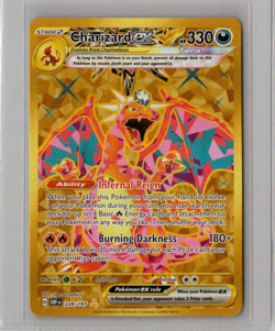 Charizard ex 228/197 Pokemon TCG Obsidian Flames Hyper Rare NM - Image 1