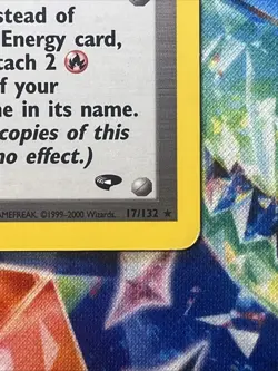 Pokemon TCG Blaine Trainer Gym Challenge Holo Card 17/132 - Image 3