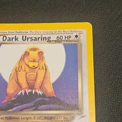 DARK URSARING 21/105 Neo Destiny Rare WOTC Pokemon Card LP - Image 5