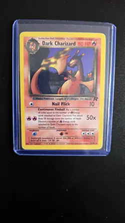 Dark Charizard Team Rocket 21/82 Unlimited HP Pokemon Card WOTC TCG - Image 1