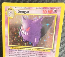 Pokemon Gengar 80 HP Fossil Holo Rare 5/62 English Wizards of the Coast Card - Image 2