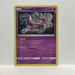 Pokemon TCG Mewtwo SM214 Black Star Promo Holo Card Sun & Moon - Image 1
