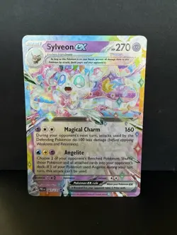 Pokemon TCG Sylveon EX Prismatic Evolutions Double Rare Holo Card 41/131 - Image 1