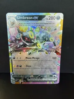 Pokemon TCG Umbreon EX 060/131 Prismatic Evolutions Card Near Mint Condition - Image 1