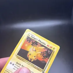 Lt. Surge's Pikachu 84/132 Pokemon TCG Gym Challenge Unlimited Card WOTC HP -c - Image 4