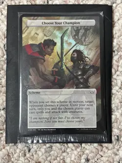 MTG Duskmourn Death Toll 10 Archenemy Scheme Cards Oversized Sealed - Image 1