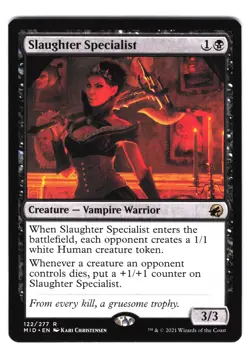 Innistrad: Midnight Hunt #122 Slaughter Specialist - Image 1