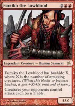 Fumiko the Lowblood ~ Lightly Played Betrayers of Kamigawa MTG Magic UltimateMTG - Image 1