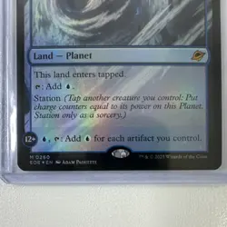 Uthros, Titanic Godcore Edge of Eternities Land Planet Holo Blue 0260 Adam Paqu… - Image 4