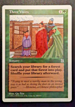 MTG Portal: Three Kingdoms - Three Visits - English - Mint - Never Played - Image 1