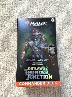 Outlaws Of Thunder Junction Grand Larceny, Gonti Canny Acquisitor Commander Deck - Image 1