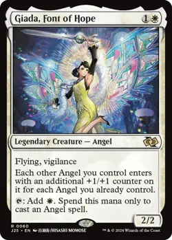 NM Giada, Font of Hope, MTG, Foundations Jumpstart, Magic the Gathering, 60 - Image 1