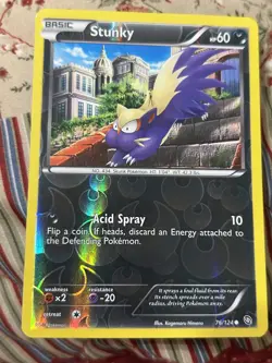 Pokemon 2012 Near Mint NM Stunky Dragons Exalted REVERSE 76/124 Card - Image 1