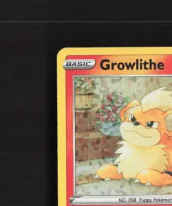 Growlithe 4/15 McDonalds 2022 Promo Holo Rare Pokemon Card LP - Image 3