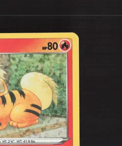 Growlithe 4/15 McDonalds 2022 Promo Holo Rare Pokemon Card LP - Image 4