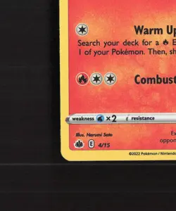 Growlithe 4/15 McDonalds 2022 Promo Holo Rare Pokemon Card LP - Image 5