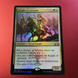 1 x Knight of Autumn - Foil - Guilds of Ravnica - NM - MTG - Image 2