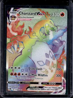 2020 Pokemon SWSH Champion's Path Charizard VM #074/073 - Image 1