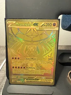 Pokemon Mega Zygarde EX 124/088 Gold Secret Rare Full Art – Perfect Order NM - Image 2