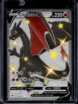 2020 Pokemon SWSH Champion's Path Charizard V #079/073 - Image 1