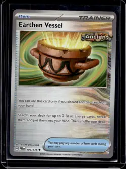2025 Pokemon Prismatic Evolutions Earthen Vessel Reverse Holo Poke Ball #106/131 - Image 1