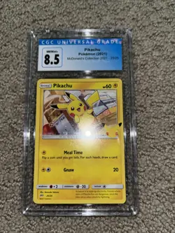 Pikachu Pokemon TCG 2021 McDonald’s Collection 25/25 CGC 8.5 - Image 1