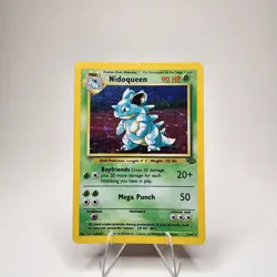 Pokemon TCG Nidoqueen Jungle 7/64 Holo Unlimited Holo Rare *LP* - Image 1