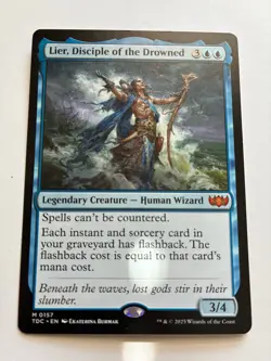 MTG Lier, Disciple of the Drowned Commander: Tarkir: Dragonstorm Regular NM - Image 1