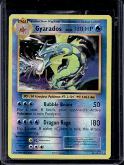 2016 Pokemon XY Evolutions Gyarados Reverse Holo #34/108 - Image 1