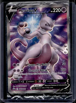 2019-2023 Pokemon SWSH Black Star Promos Mewtwo V #SWSH229 - Image 1