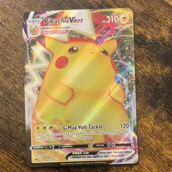 🔥Pikachu VMAX #44/185 Full Art HOLO🔥 Pokemon Vivid Voltage 2022 - Image 1