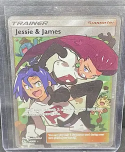 Pokemon Hidden Fates Trainer Jessie and James 68/68 Ultra Rare Full Art - Image 1
