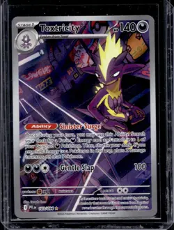 2025 Pokemon Phantasmal Flames Toxtricity Illustration Rare #103/094 - Image 1