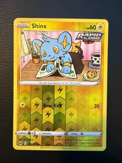 Shinx 039/159 Common Crown Zenith Pokemon Reverse Holo Near Mint - Image 1
