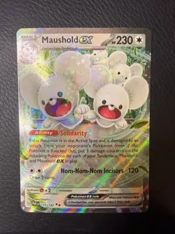 Maushold ex Double Rare Paradox Rift 155/182 NM/M Pokemon - Image 1